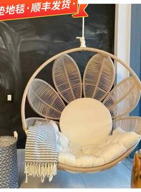 成人吊椅藤椅吊篮秋千摇椅单双人户外家用室内儿童阳台休闲摇篮椅