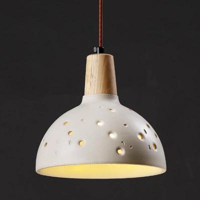 文艺田园小清新原木餐厅设计感民宿吧台服装店微水泥卧室床头吊灯