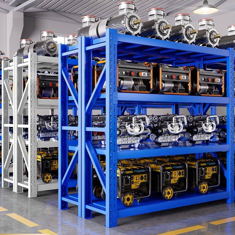 货架仓库置物架超强承重落地重型快递超市展示储物货物仓储铁架子