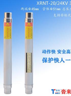 高压限流熔断器XRNT20KV24千伏20A31.5A63A100安变压器保护用熔芯