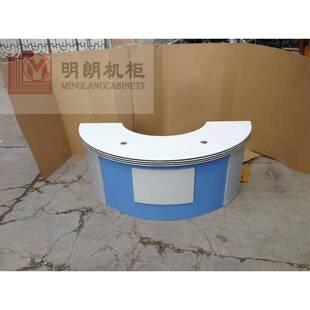 北京明朗机柜演播室播音桌直播台访谈专业新闻采访主持人桌校园