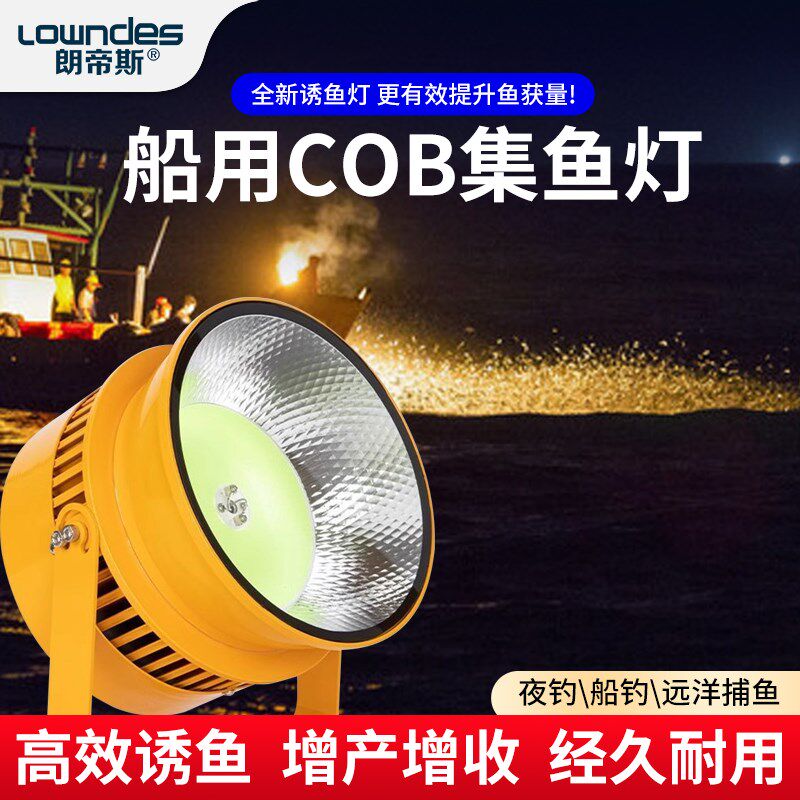 1000W大功率led聚鱼集鱼灯船用灯户外防水海钓鱿鱼灯诱鱼灯具