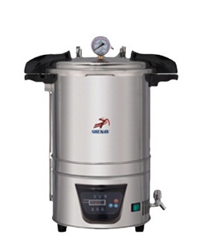 DSX-18KBY手提式不锈钢电热蒸汽灭菌器 上海申安实验室灭菌器