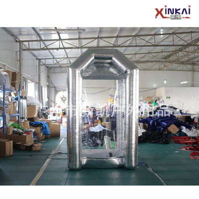 定制气模 充气趣味抓钱机 促销推广活动器材充气抓钱机