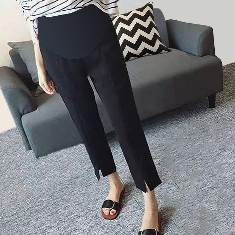 孕妇春夏开叉西装裤子春秋托腹薄款显瘦直筒宽松九分外穿烟管裤子,孕妇装/孕产妇用品/营养,孕妇打底裤,淘宝优惠券,粉丝福利购,淘宝优惠卷