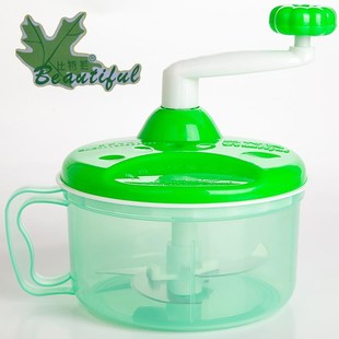比特芙多功能碎菜机切菜器手摇蔬菜搅碎机搅蒜器手动绞馅机搅拌机