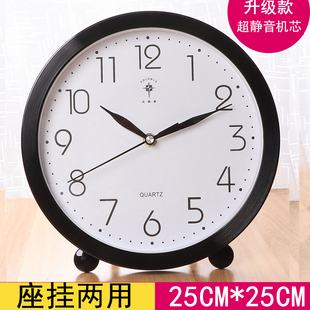 座钟摆钟桌面客厅创意台式钟表现代简约大气家用大号台钟时钟摆件