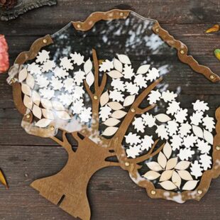 创意树透明公司活动年会商务签到板本幼儿园生日升学签名簿册新年