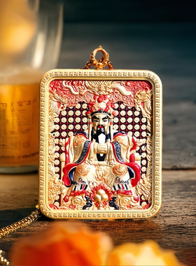 擦擦唐卡铜铸金刚杵唐卡项链西藏