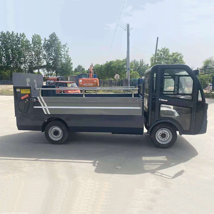 卡博恩物业保洁电动八桶车四轮垃圾分类转运装桶车四轮垃圾车