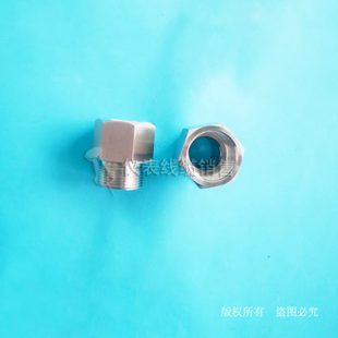 不锈钢内外丝变径仪表转换接头 4内丝转M27X1.5外螺纹