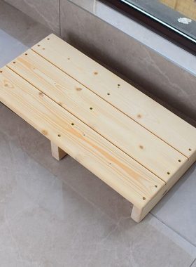 牧州 BL100实木脚踏板垫脚凳加高防隔潮垫叉车栈板机床前站人台阶