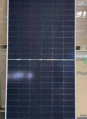 晶科N型555W570W575W双面正A级质保光伏太阳能电池板发电板单硅流