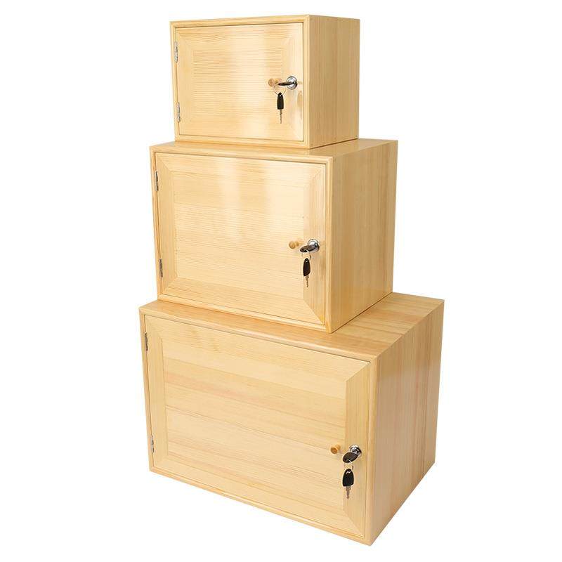 2F带锁收纳箱子小木箱桌面实木储物盒带锁带门盒子家用储物锁箱木,特色手工艺,其他特色工艺品,淘宝优惠券,粉丝福利购,淘宝优惠卷