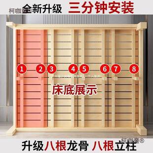 双人床一米二五一米八1.2×1.5×1.8*1.9x2.0米长的床实木麦太保