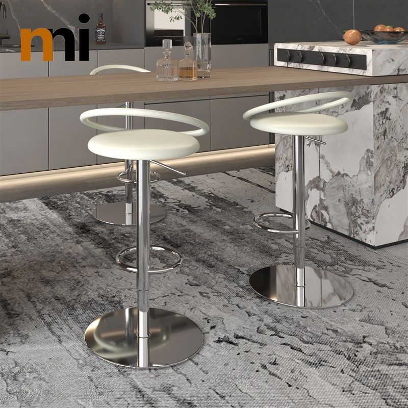 吧台椅现代简约家用轻奢吧台椅高脚凳北欧靠背吧椅酒吧椅旋转升降,住宅家具,家用高脚椅,淘宝优惠券,粉丝福利购,淘宝优惠卷