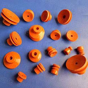 机械手红色海绵吸盘BJ1 无痕耐高温海绵真空吸盘SP