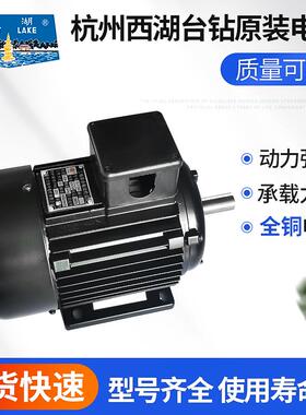 杭州西湖台式钻床电机YS7114T YS7124T YS8036T三相异步380V马达
