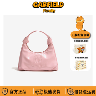 CLIANG KITTY加菲猫家族联名轻奢单肩腋下包女2026新款斜挎云朵包