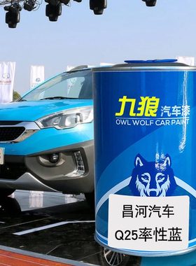 九狼汽车漆昌成品河改色车4S店Q25梦幻金率性蓝激情橙烈焰红色Q35