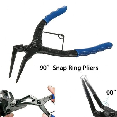 加长90度直角卡簧钳内卡钳深孔内卡挡圈钳弯曲卡簧钳内弯挡圈钳子