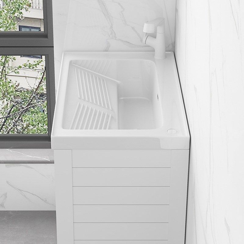 阳台洗衣盆洗大衣服陶瓷一体洗脸盆带搓板洗衣槽大尺寸水池陶瓷盆,家装主材,盆、台一体成型式台盆,淘宝优惠券,粉丝福利购,淘宝优惠卷