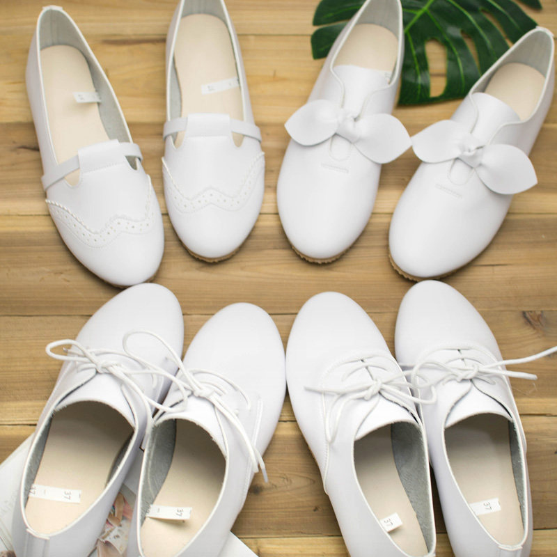 2021春季新款小皮鞋女英伦复古系带韩版学院风平底单鞋软皮软底,女鞋,浅口单鞋,淘宝优惠券,粉丝福利购,淘宝优惠卷