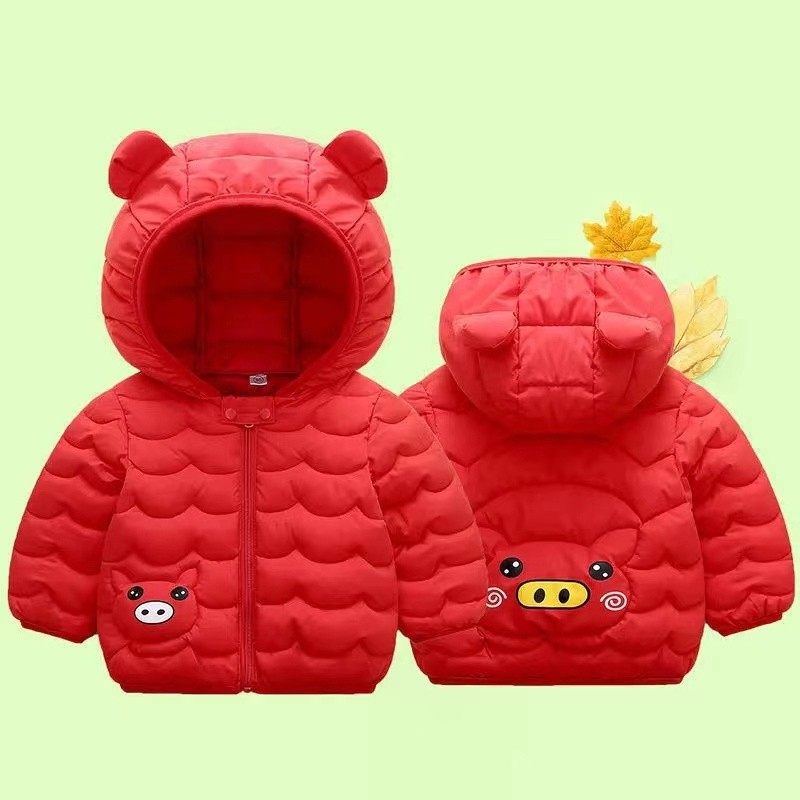 2021秋冬新款宝宝羽绒棉服轻薄款外套男女童秋冬棉衣婴儿外穿衣服