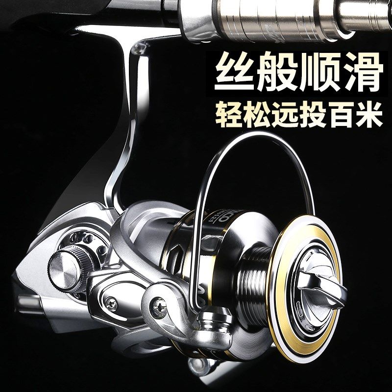 正品全金属纺车轮路亚渔轮远投专用鱼轮斜口海竿海杆轮子钓鱼矶钓,户外/登山/野营/旅行用品,鱼线轮,淘宝优惠券,粉丝福利购,淘宝优惠卷