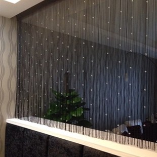 玄关垂帘门口遮挡挂式客厅纱帘门珠帘浴室窗户加粗线帘寝室卫生间