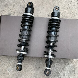 越野车摩托车改装阻尼后减震 街机车跨骑复古车340-380mm后避震器