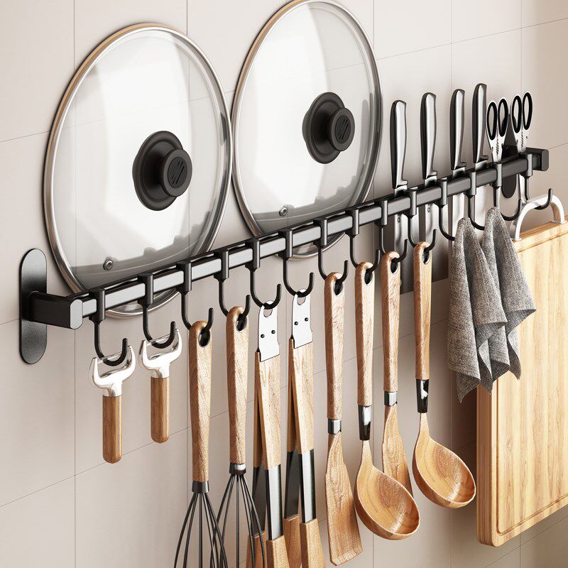 厨房挂钩挂杆挂架不锈钢锅铲挂勺子铲子置物架免打孔刀架排钩家用,搬运/仓储/物流设备,其他起重搬运设备,淘宝优惠券,粉丝福利购,淘宝优惠卷