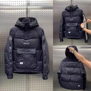 2023冬季新款羽绒棉服韩版男士连帽休闲百搭棉衣网红套头款面包服