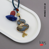 鹿桃时非遗纯手工包包挂件宋锦葫芦挂件双面葫芦挂件包挂车挂饰品