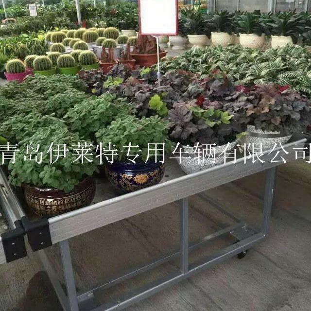 鲜花港单层铝合金展示床展示架