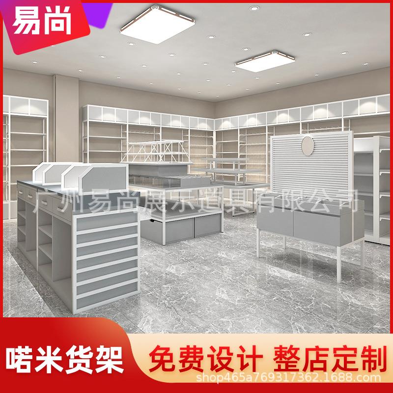 耳环架子展示架精品店小饰品优品货架耳钉双面中岛柜展示台