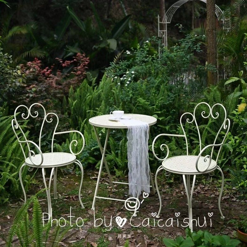 阳台桌椅三件套休闲折叠户外庭院铁艺露台桌椅组合现代室内小茶几,住宅家具,桌椅套件,淘宝优惠券,粉丝福利购,淘宝优惠卷
