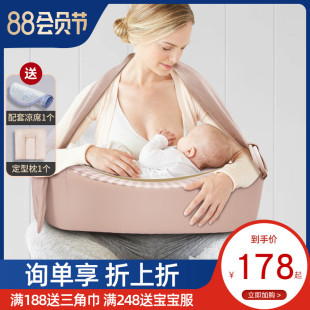 哺乳神器枕头喂奶枕护腰侧卧坐月子抱娃椅婴儿横抱新生儿防吐奶垫