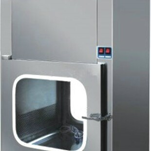 自净新款全不锈钢传递窗传递门机械互锁货物喷淋传递口