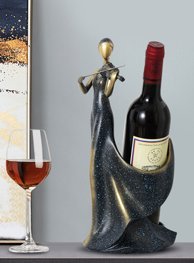 红酒架摆件酒柜装饰品创意高档轻C奢客厅家居玄关餐桌电视柜摆设