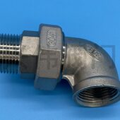 304不锈钢内外丝活接弯头4分6分1寸内外牙弯头活接内外丝弯头由拧