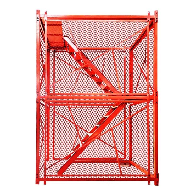 安全梯笼爬梯桥梁建筑施工梯笼基坑防护通道盖Q梁平台墩柱防护梯