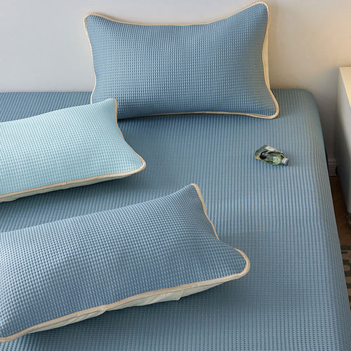 A类抗菌冰丝凉席三件套夏季凉感1.8床单款冰丝席可水机洗空调软席