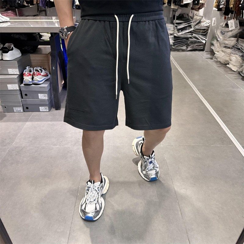 2025夏季新款针织运动五分短裤男韩版宽松弹力透气沙滩裤五分裤潮,男装,短裤,淘宝优惠券,粉丝福利购,淘宝优惠卷
