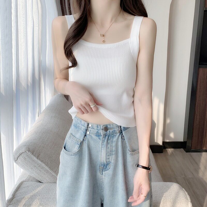 白色小吊带背心女2024年新款爆款西装内搭打底衫针织无袖短款上衣,女装/女士精品,背心吊带,淘宝优惠券,粉丝福利购,淘宝优惠卷