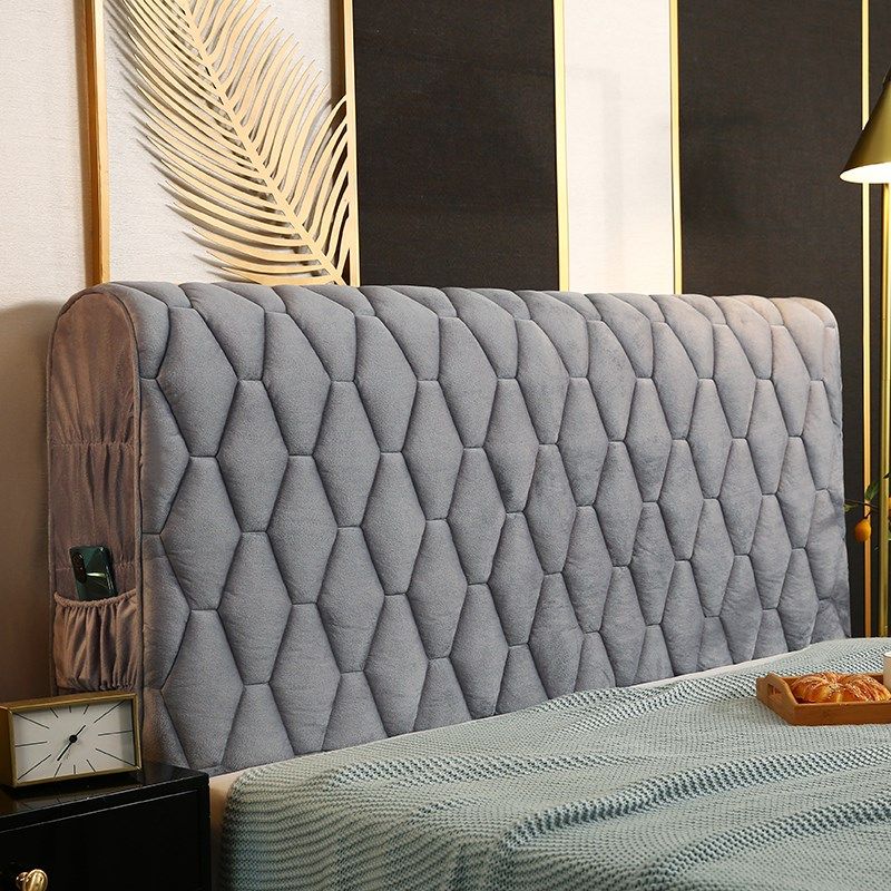 全包床头套罩加厚夹棉床头罩软包简约现代保护套欧式皮床靠背套子,居家布艺,床头罩,淘宝优惠券,粉丝福利购,淘宝优惠卷