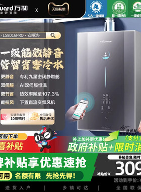 万和安睡洗燃气热水器LS9DPRO增压零冷水天然气节能静音16升家用