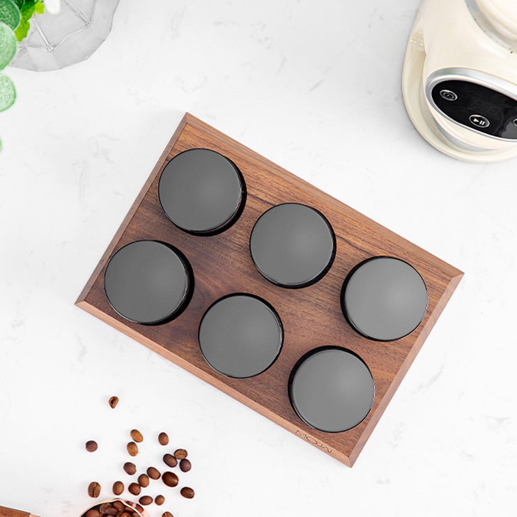 MOJAE/摩佳咖啡储豆罐套装吧台闻香瓶多功能咖啡豆样品展示架