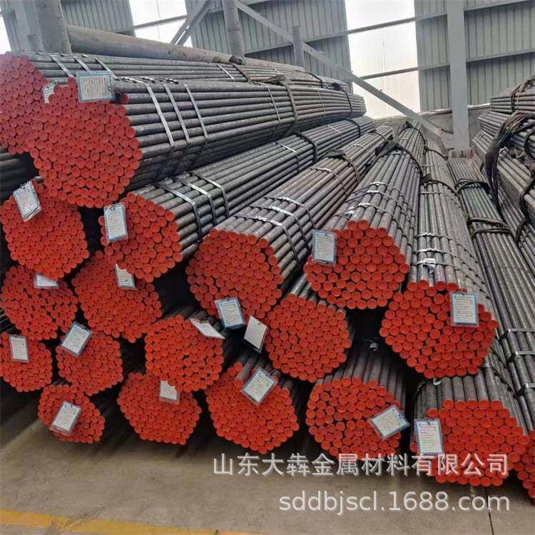20# 45# 40cr Q345B小口径厚壁管 热轧无缝钢管 38*8*10定尺生产