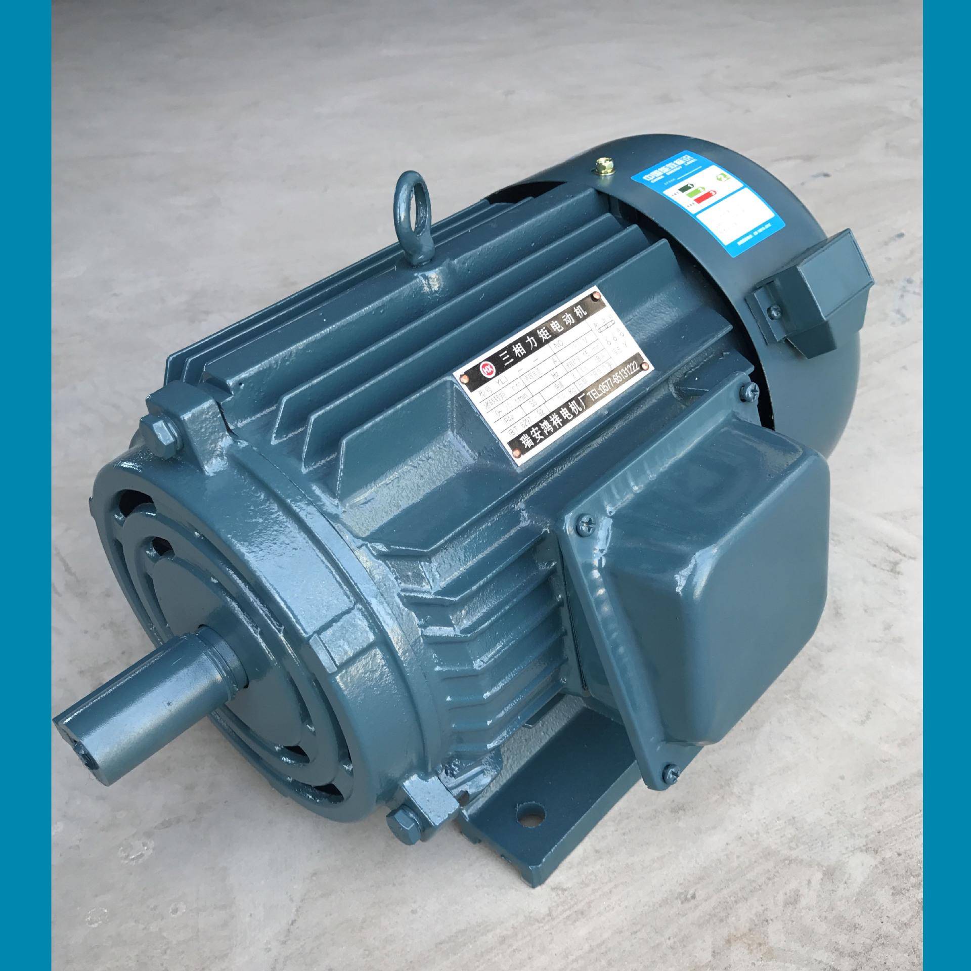 浙江瑞安鸿祥电机YLJ112-10N-6卧式三相异步力矩电动机